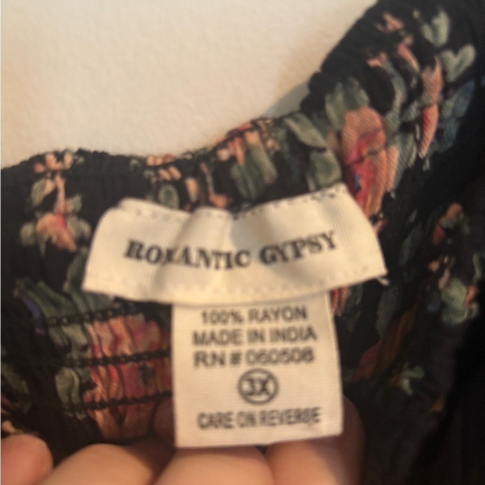 Romantic Cottagecore Feminine Floral Coquette Style Baby Doll Top Size 3X - Picture 4 of 13